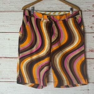 Loudmouth Golf Men’s Shorts in Groovy Waves Sz 36w